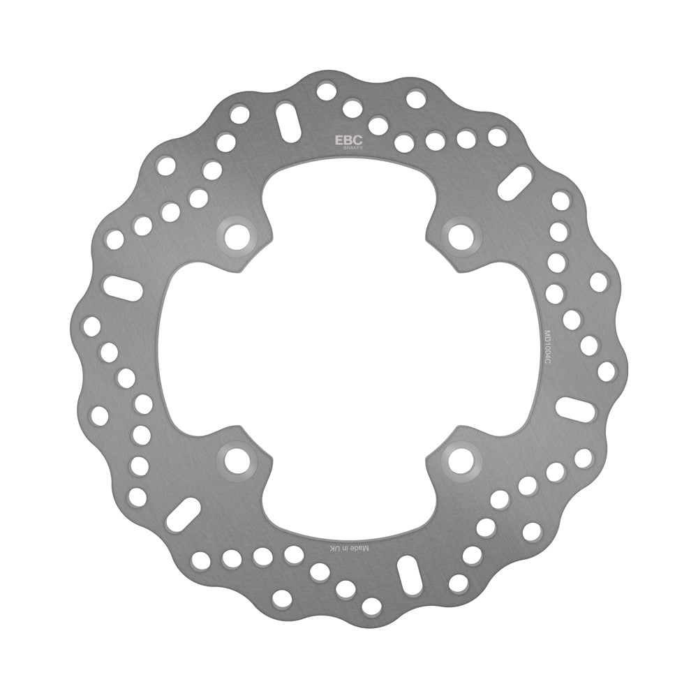 EBC - EBC Solid Rear Street Bike Disc With Contoured Profile (MD1004C)