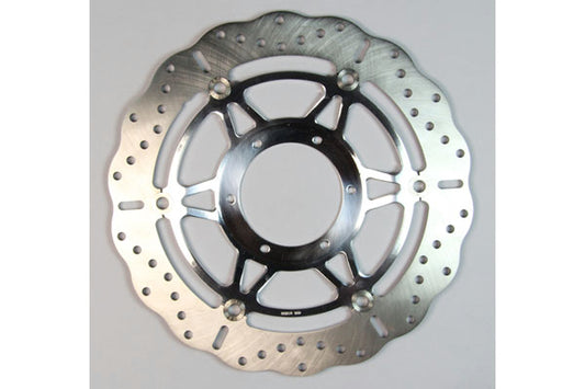 EBC - EBC Polished Hub Streetfighter Custom Brake Discs With Contoured Profile (MD1137CC)