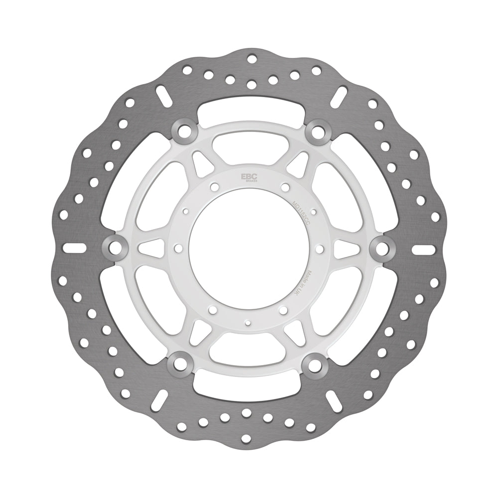 EBC - EBC Polished Hub Streetfighter Custom Brake Discs With Contoured Profile (MD1152CC)