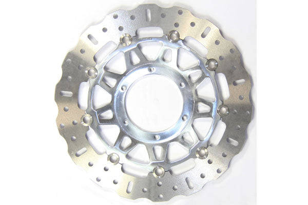 EBC - EBC Polished Hub Streetfighter Custom Brake Discs With Contoured Profile (MD1161CC)