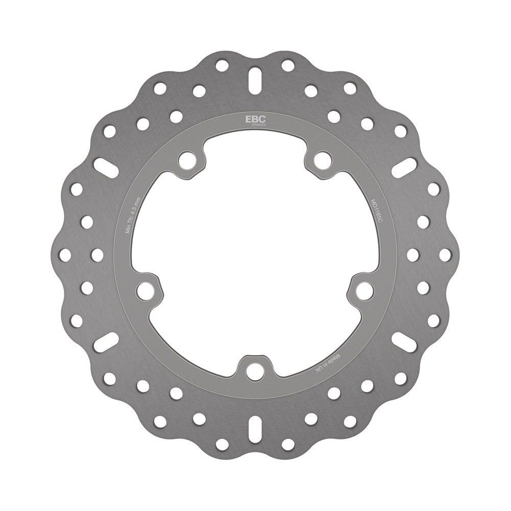 EBC - EBC Solid Rear Street Bike Disc With Contoured Profile (MD1185C)