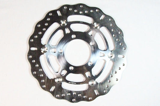 EBC - EBC Polished Hub Streetfighter Custom Brake Discs With Contoured Profile (MD4152CC)
