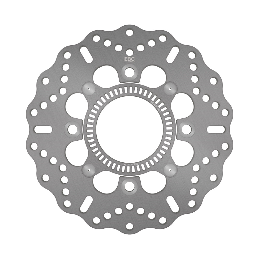 EBC - EBC Solid Rear Disc With Contoured Profile / ABS Ring Fitted (MD4164AC)