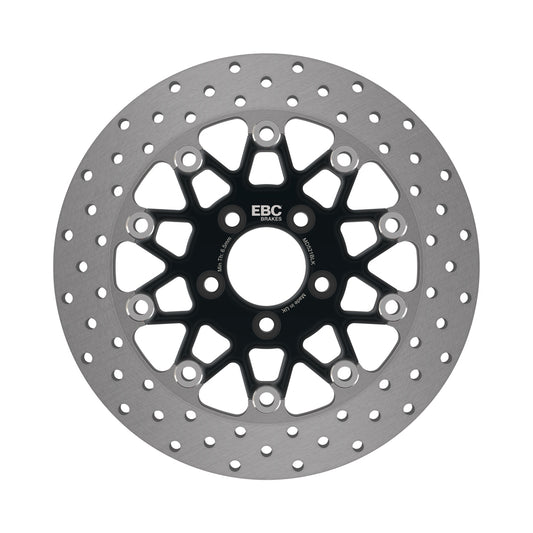 EBC - EBC Black Chrome Centred Stainless Floating Disc For HD (MD521BLK)