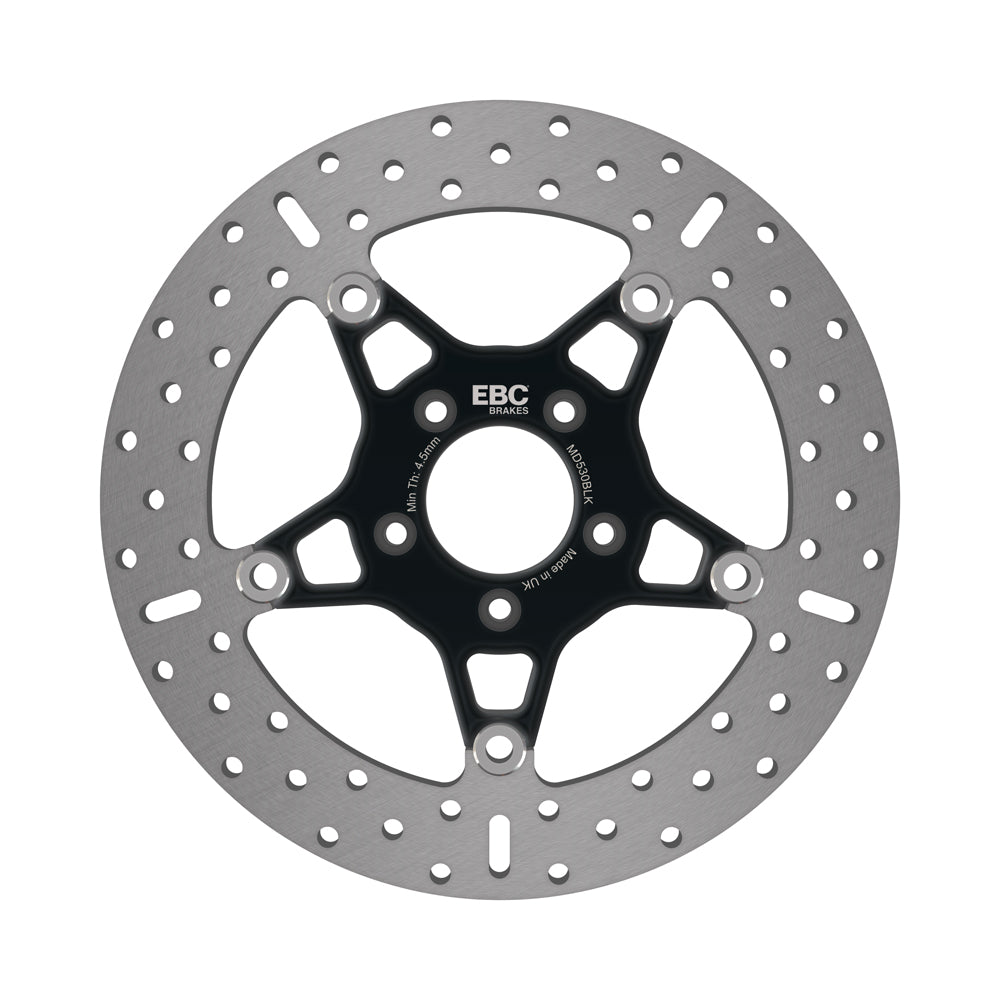 EBC - EBC Black Chrome Centred Stainless Floating Disc For HD (MD530BLK)