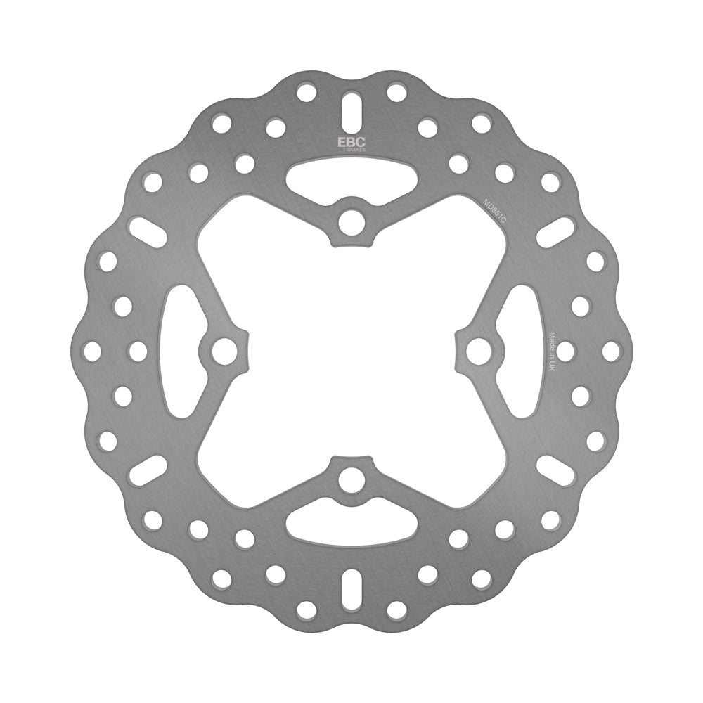 EBC - EBC Solid Rear Street Bike Disc With Contoured Profile (MD851C)