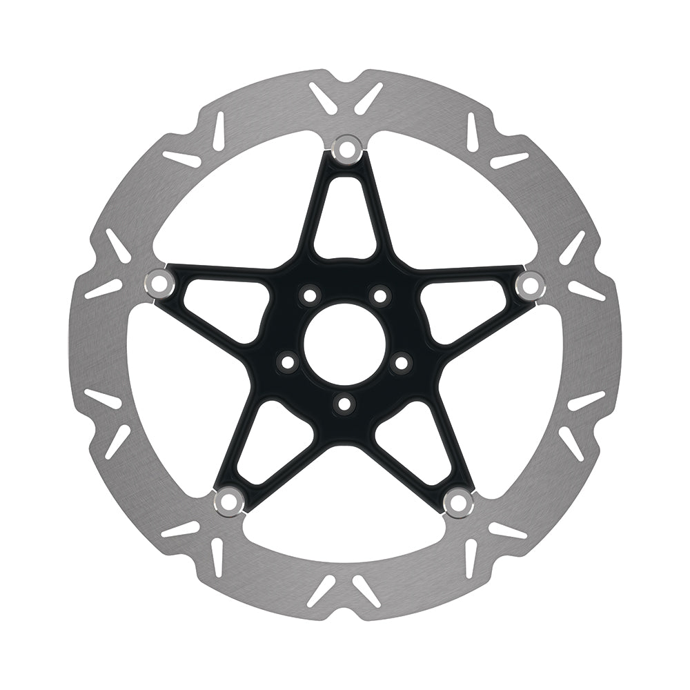 EBC - Front Floating 381mm/15" Oversize Vee Rotor with Black Hub - 5mm thick  (OSVR004-15BLK)