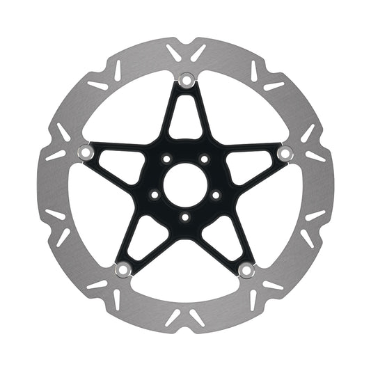 EBC - Front Floating 381mm/15" Oversize Vee Rotor with Black Hub - 5mm thick  (OSVR004-15BLK)