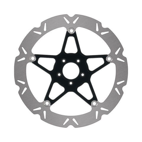 EBC - Front Floating 381mm/15" Oversize Vee Rotor with Black Hub - 5mm thick  (OSVR004-15BLK)