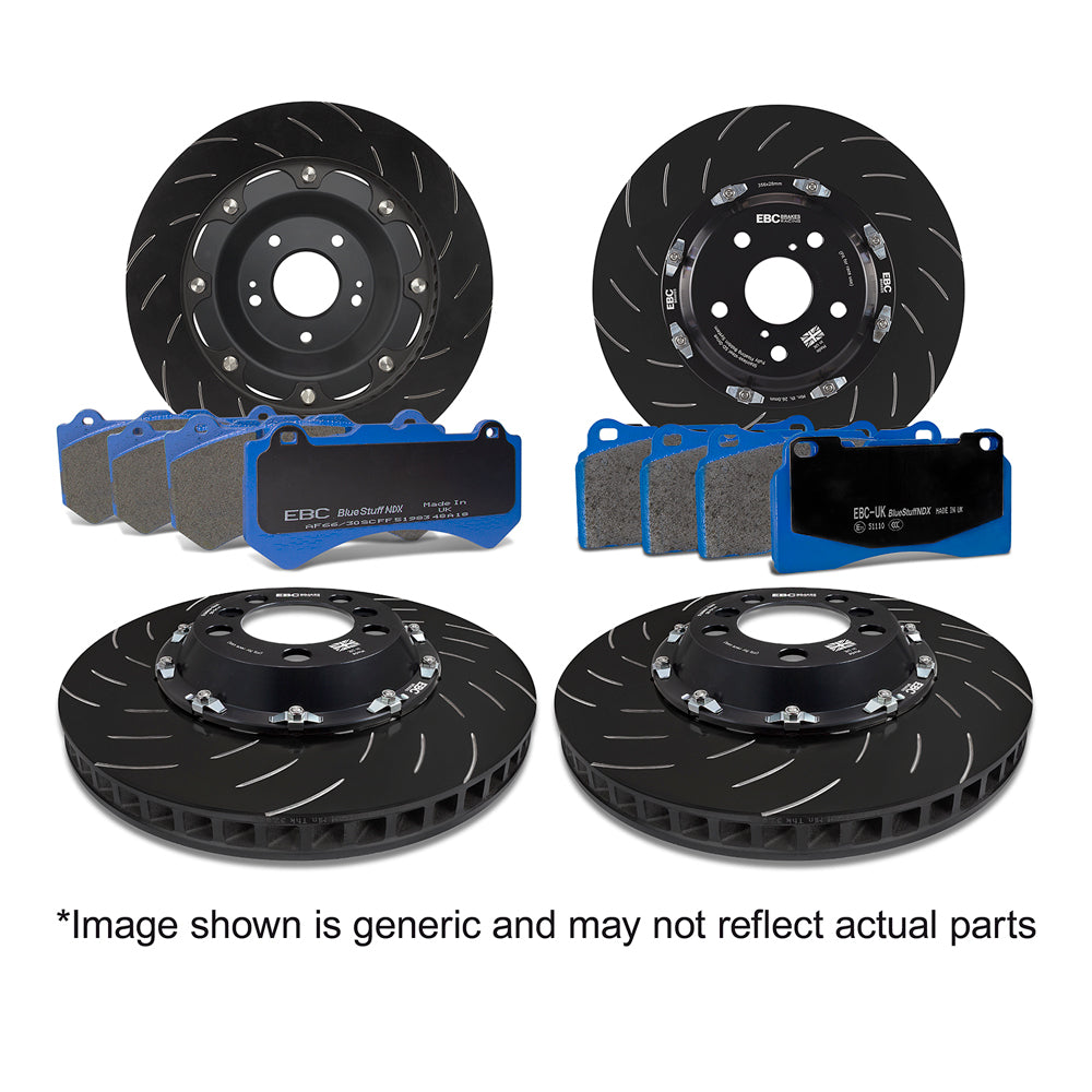 EBC Pad + 2 Piece Disc Kit P2DK055B Full Car