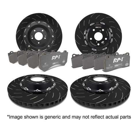 EBC Pad + 2 Piece Disc Kit P2DK028RP1 Full Car