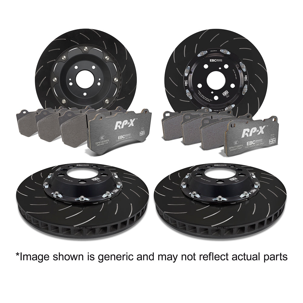 EBC Pad + 2 Piece Disc Kit P2DK047RPX Full Car
