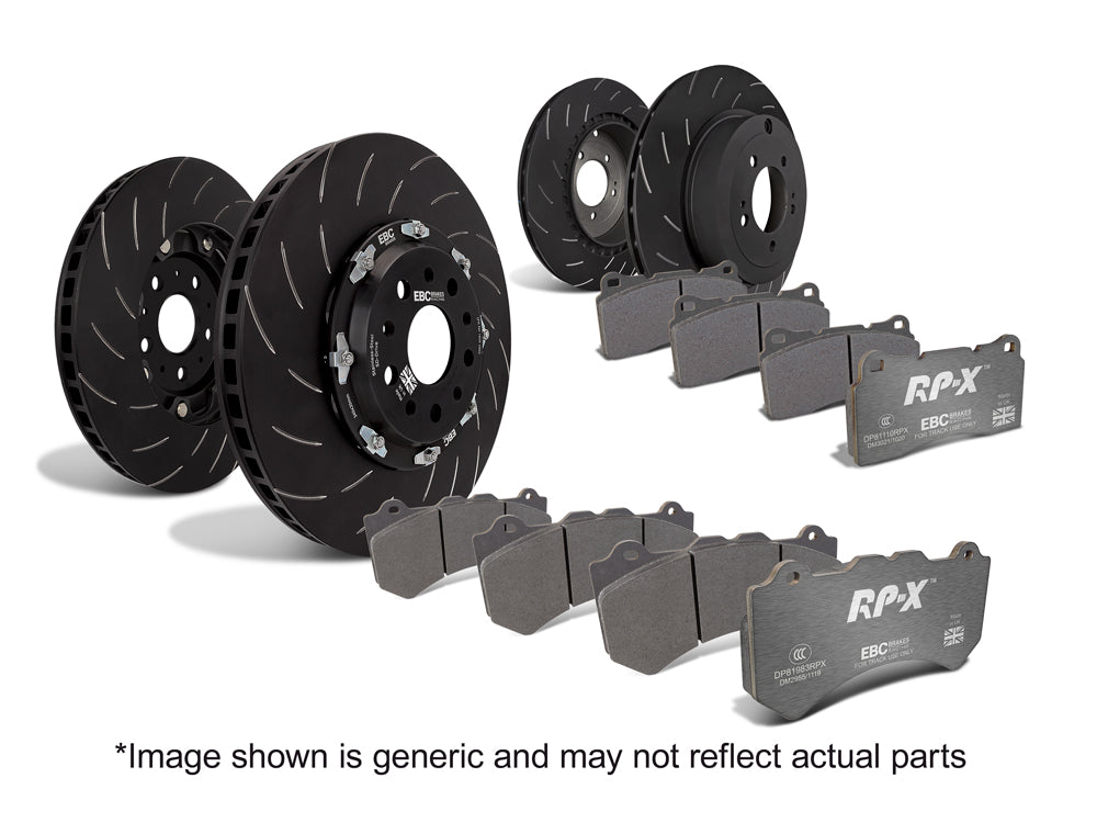 EBC Pad + 2 Piece Disc Kit P2DK029RPX Full Car