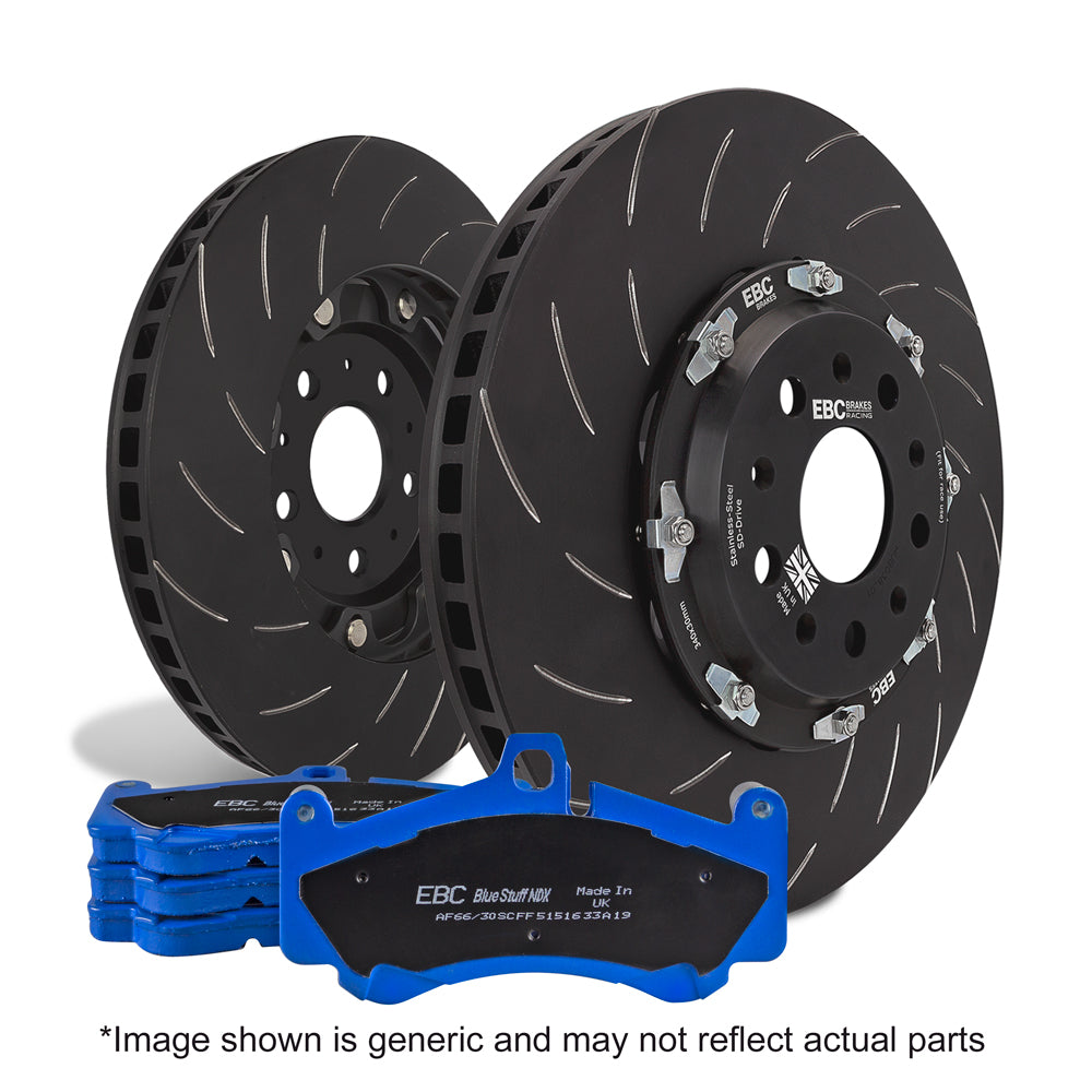 EBC Pad + 2 Piece Disc Kit P2DK004B Front