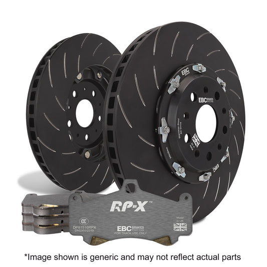 EBC Brakes Racing Pad and 2-Piece Fully-Floating Disc Kit (P2DK010RPX)
