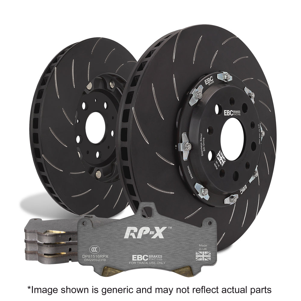 EBC Full Race RPX Pad & 2pc Disc Kit - (P2DK014RPX) Front