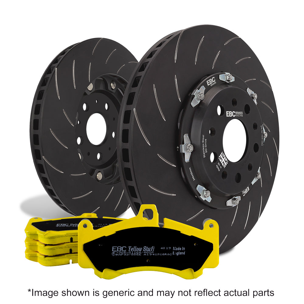 EBC Pad + 2 Piece Disc Kit P2DK040Y Front