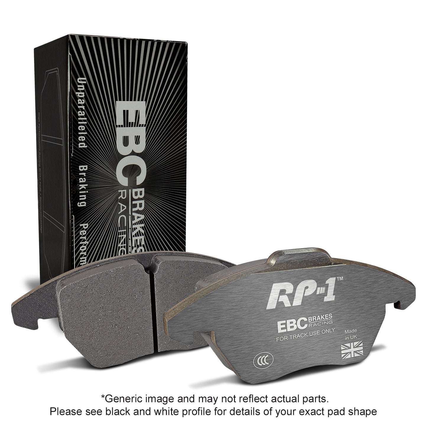 Racing RP-1 Track and Race Brake Pads (DP81160RP1)