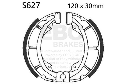 EBC - EBC Brake Shoe Set (S627)