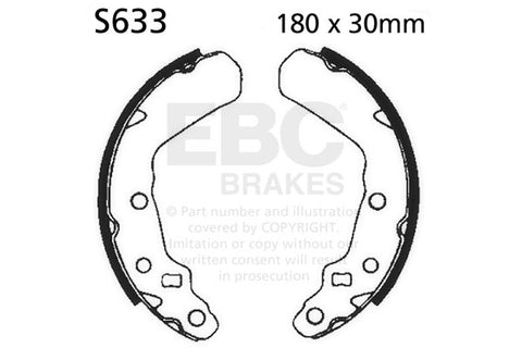 EBC - EBC Brake Shoe Set (S633)