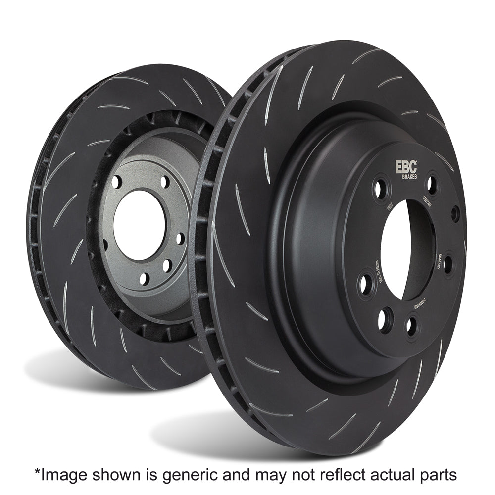 EBC RACING SWEPT GROOVE SOLID DISCS - (SG1129) Rear