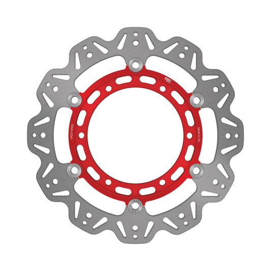 EBC - EBC Vee Disc Red Centre (VR2074RED)