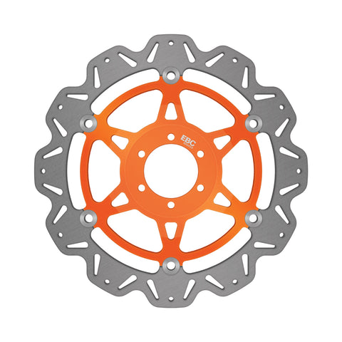EBC - EBC Vee Disc Orange Centre (VR614ORG)