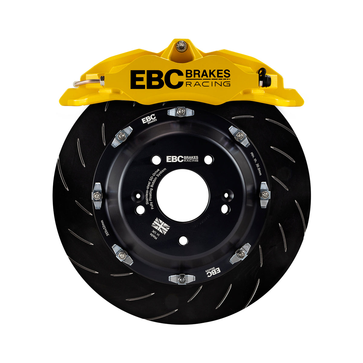 EBC Assembled 4103 right hand caliper YELLOW - (BC4103YEL-R)