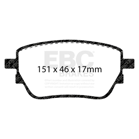 EBC Redstuff Brake Pad 3000 Series Sport Set (DP32389C)