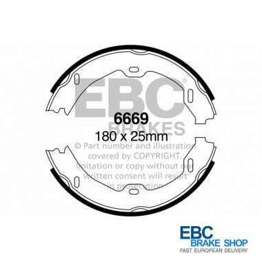 EBC Brake Shoes 6669