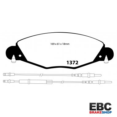 EBC Ultimax Brake Pads DP1372
