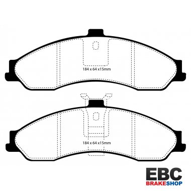 EBC Redstuff Brake Pads DP31505C
