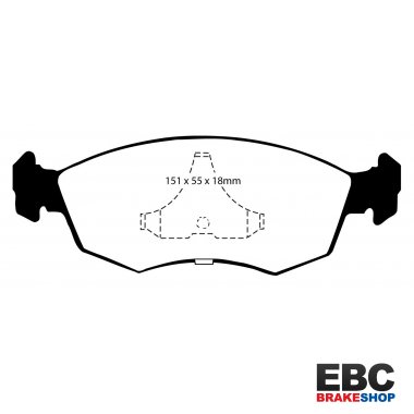 EBC Redstuff Brake Pads DP3605/2C