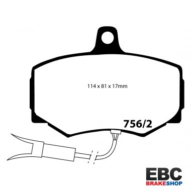 EBC Ultimax Brake Pads DP756/2